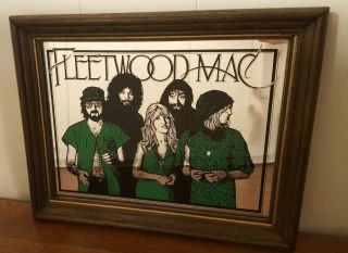 Fleetwood Mac Decorative Mirror Vintage - Rare