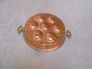 Vintage French Copper Cooking Poacher Pan