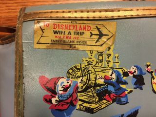Very Rare Vintage Walt Disney Snow White & the Seven Dwarfs Carry Bag from 1960 3