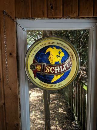 Rare Vintage Schlitz Beer Light Up Sign