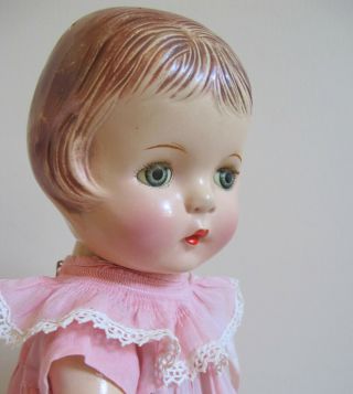 Vintage 19 " Effanbee Patsy Doll Composition Blue Tin Eyes,  1928,  Rare Unmarked