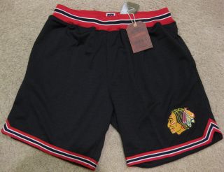 Chicago Blackhawks Mitchell & Ness Vintage Hockey Shorts Jersey Men Xl 40 42