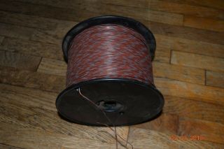 Vintage Spool Western Electric Brownish/grey 24 Awg Single Wire Tube Amp Guitar