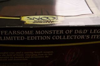 D&D Icons COLOSSAL RED DRAGON LIMITED EDITION NEVER OPENED (Rare) 10