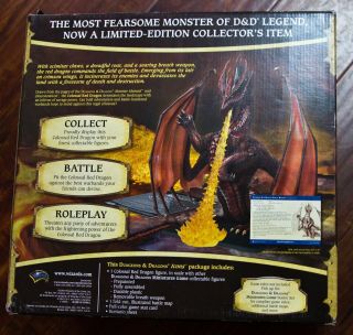 D&D Icons COLOSSAL RED DRAGON LIMITED EDITION NEVER OPENED (Rare) 2