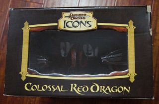 D&D Icons COLOSSAL RED DRAGON LIMITED EDITION NEVER OPENED (Rare) 9