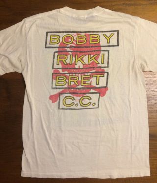 POISON Open Up & Say Ahh Tour T - SHIRT RARE 1 - Owner White Purchased At Show 2