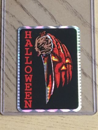 Rare Vintage Horror Movie Prism Vending Sticker Halloween