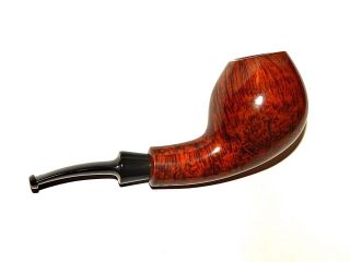 Rare Find JORN Larsen 1/8 Bent Brandy Pipe Grain Hand Made Denmark 5