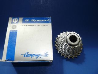 Campagnolo 9 Speed Cassette 12 - 21 Exa Drive Mk2 Vintage Racing Bicycle Nos