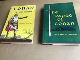 Conan The Barbarian The Sword Of Conan Robert E Howard.  Rare 1st Edition Sci - Fi