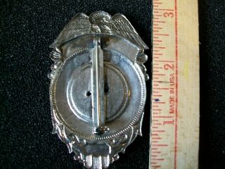 VINTAGE OBSOLETE DAYTON OHIO STATE HOSPITAL FOR THE INSANE EMPLOYEE BADGE 3