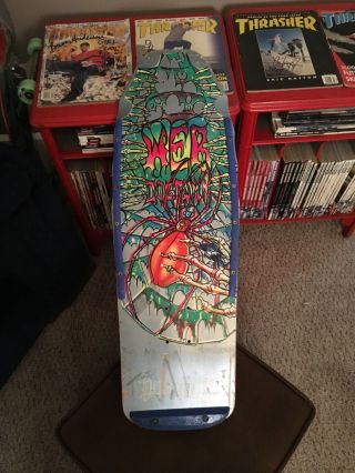 dogtown skateboard deck Web team issue extremely rare wall hanger/regrip/shred 2