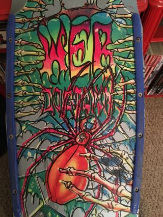 dogtown skateboard deck Web team issue extremely rare wall hanger/regrip/shred 5