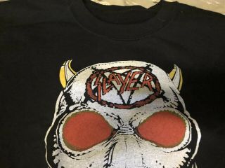 Rare Slayer Sweatshirt.  bolt thrower/morbid angel/obituary/metallica/death/shirt 4