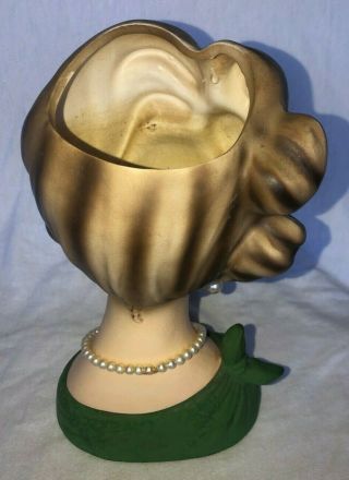 Vintage Napcoware Lady Head Vase C7314 5