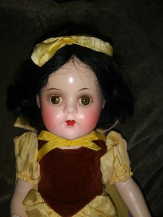 Rare 16 " Composition 1938 Madame Alexander Snow White Doll Tags Disney