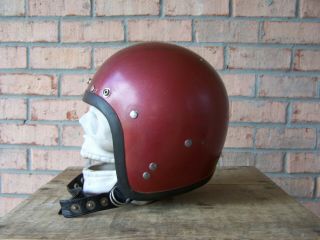 Vintage 1960s AGV Motorcycle Helmet 2