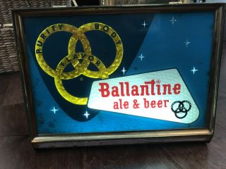 Vintage Ballantine Ale & Beer Lighted Motion Sign