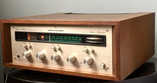 Marantz Vintage Stereo Receiver Model 27,  With Wood Cabinet