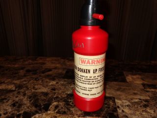 Don Dokken Rare Signed Promo Prop Fire Extinguisher 1990 Up From The Ashes Album 5