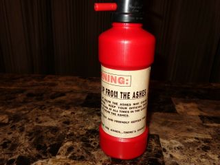 Don Dokken Rare Signed Promo Prop Fire Extinguisher 1990 Up From The Ashes Album 6