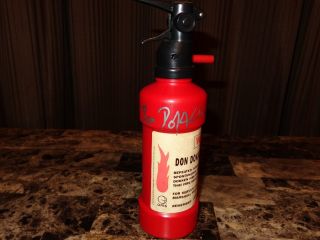 Don Dokken Rare Signed Promo Prop Fire Extinguisher 1990 Up From The Ashes Album 7