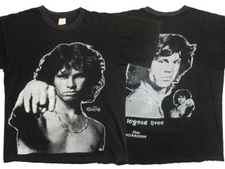 Vintage Jim Morrison T Shirt The Doors Mens Medium The Legend Lives 80s