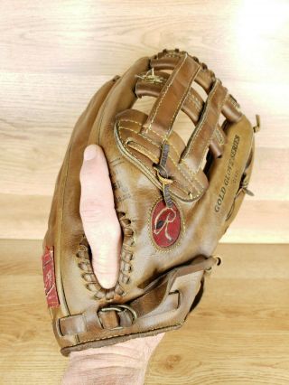 Vintage Rawlings Gold Glove Series Cea01 Hoh - 70hf Rht Heart Of Hide Made In Usa