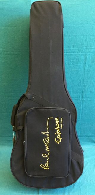 Vintage Gibson Epiphone Texan 1964 Paul Mccartney Guitar Case