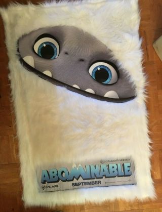 Abominable Movie One Sheet 27 X 40 Furry Rare