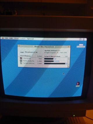 Vintage Macintosh LC III Apple Computer Desktop Set - Great Order - 3