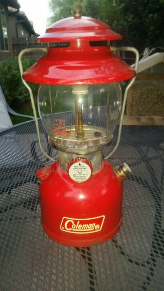 Vintage Coleman Lantern Gasoline Model 200a