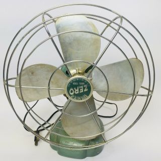 Vintage Zero 1265r Oscillating Fan 55w Mcgraw - Great