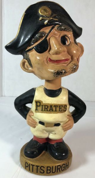 Vintage 1960’s Pittsburgh Pirates Mini Nodder Bobble Head