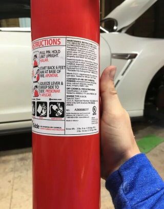 AUTHENTIC Supreme Kidde Fire Extinguisher SS15 Red Box Logo RARE 5