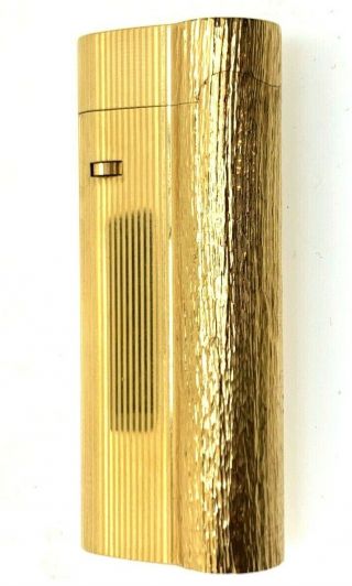 Dunhill Gold Plated Lighter Spares and Repairs Cracked Box 3