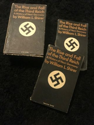 The Rise And Fall Of The Third Reich 2 Voluime Boxed Paparback Set 1966