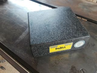 Doall Granite Surface Plate 6x6x2 1/4 Vintage 1970’s Layout - Inspection