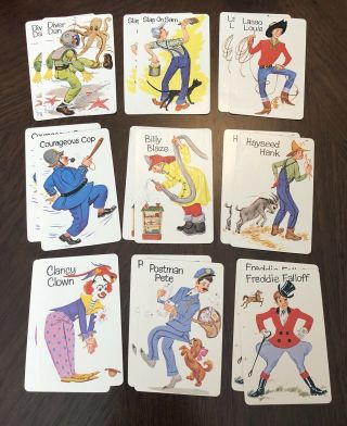 Old Maid Card Game Vintage Western Publishing 1975 4902 Complete Set Deck 70s 3