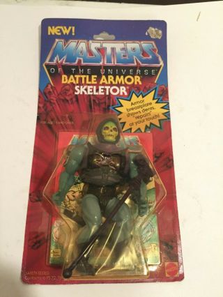 Motu He - Man,  Vintage Battle Armor Skeletor,  Masters Of The Universe