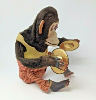 Vintage C.  K Japan Musical Chimp Cymbal Playing Monkey Mechanical 6