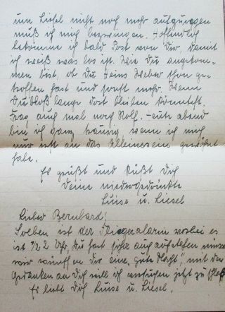 WW 2 letter by German wife - return to sender - Panzer Division 1944 - thoughts 4