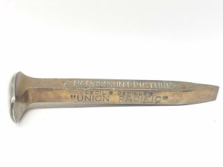 Vtg Orginal 1939 Promotional Railroad Spike From Cecil B Demille 
