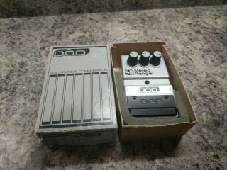 Dod Fx75 Stereo Flanger Guitar Effect Pedal Vintage With Box And Papers