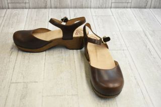 Dansko Sam Vintage Leather Open Back Mary Janes,  Women 