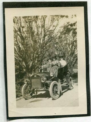 Vintage Car Photo Circa 1905 Tourist Open Touring 978015