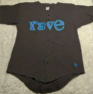 Rare Prince Promo Rave Baseball Jersey Xl Made In Usa