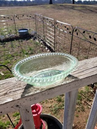 Vintage Indiana Glass Pastel Green w/box Ultra Rare Hen on Nest Won ' t last long 6