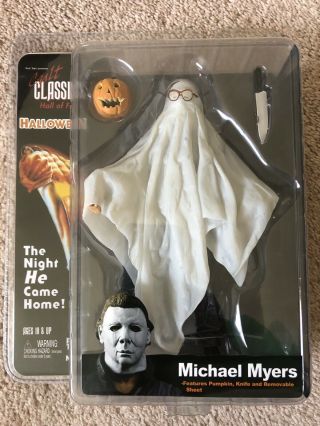 Halloween Cult Classics Ghost Sheet Michael Myers Figure Rare Horror